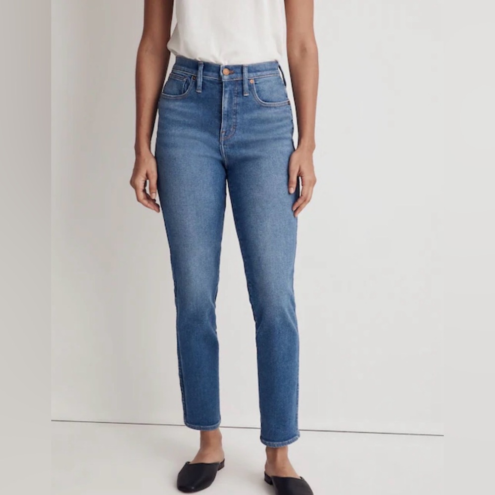 Madewell Women's Stovepipe Medium Wash Blue Jeans Size 28